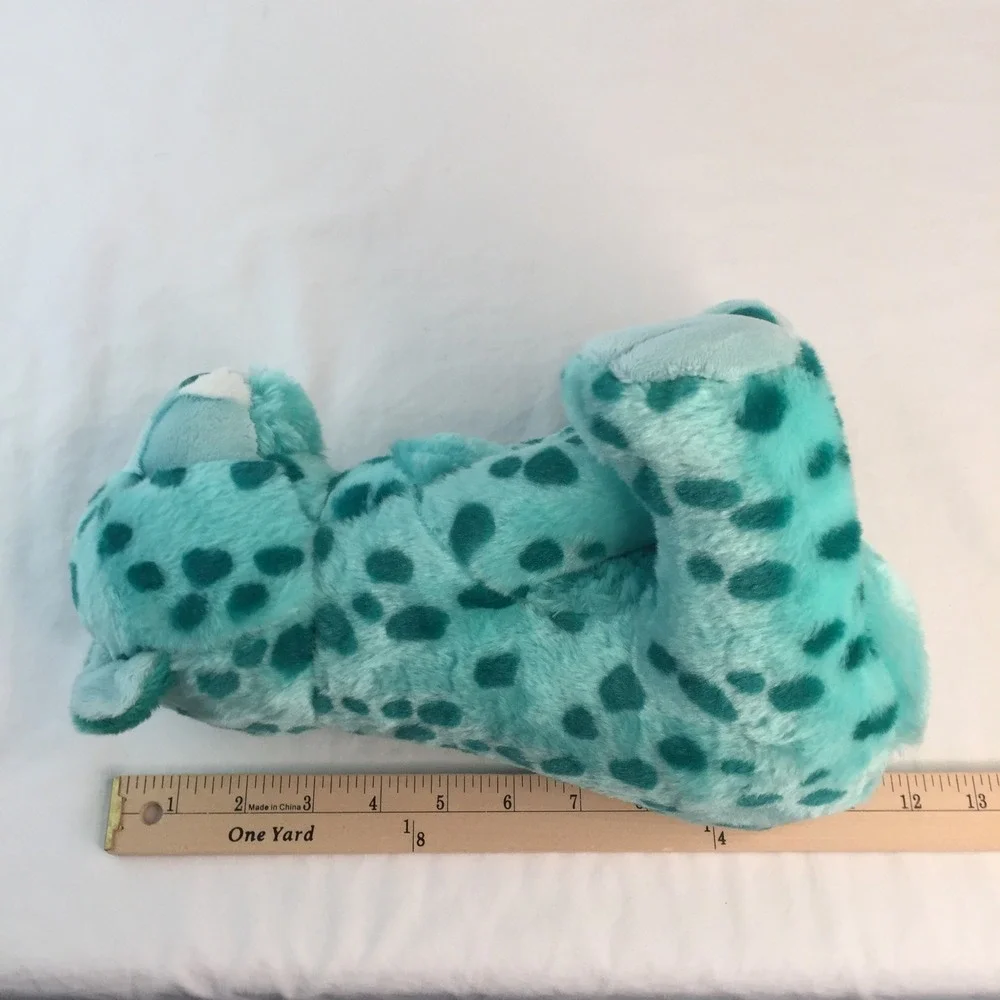 Aurora Destination Nation Leopard Plush 11in Teal Spotted Glitter‎ Eyes 2022